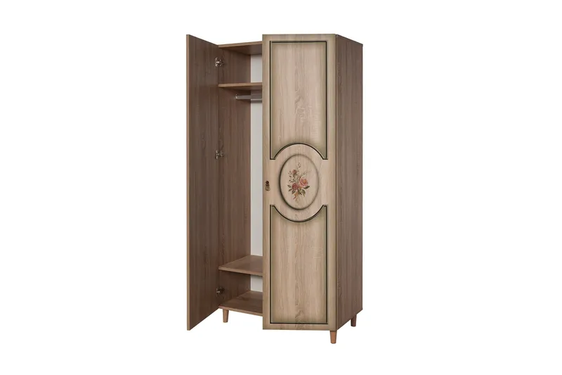 Brokind Garderobe 90 cm - Brun - Oppbevaring - Garderober & garderobesystem