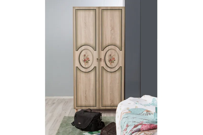 Brokind Garderobe 90 cm - Brun - Oppbevaring - Garderober & garderobesystem
