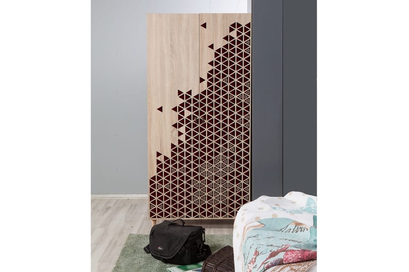 Brokind Garderobe 90 cm - Brun - Oppbevaring - Garderober & garderobesystem