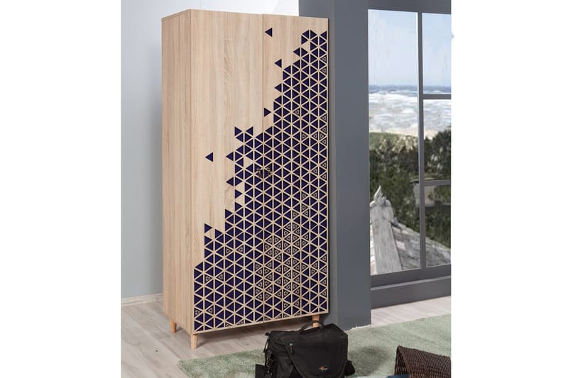 Brokind Garderobe 90 cm - Brun - Oppbevaring - Garderober & garderobesystem