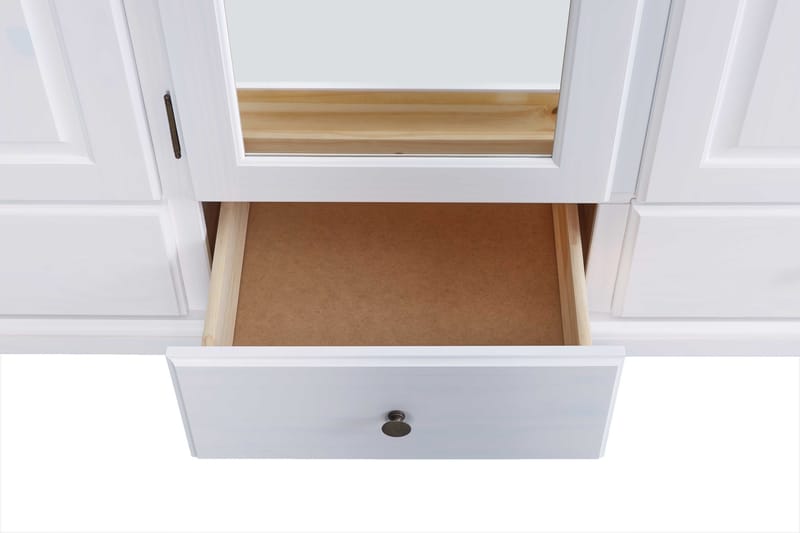 Cabell Garderobe 150 cm - Tre/Hvit - Oppbevaring - Garderober & garderobesystem