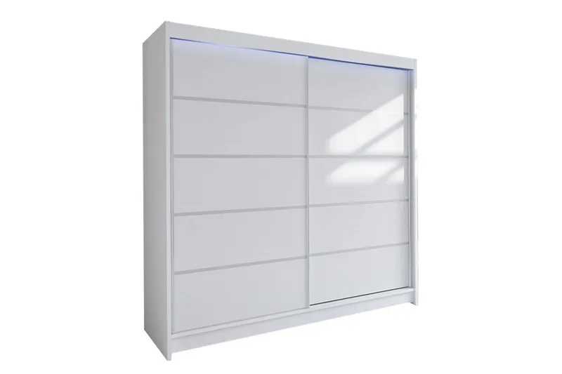 Canderbury Garderobe 180x215 cm, Hvit