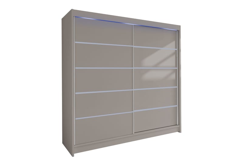 Canderbury Garderobeskap 180x215 cm - Beige - Oppbevaring - Garderober & garderobesystem