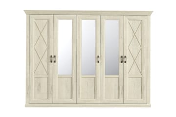 Casique Garderobe 65x268 cm - Hvit - Oppbevaring - Garderober & garderobesystem