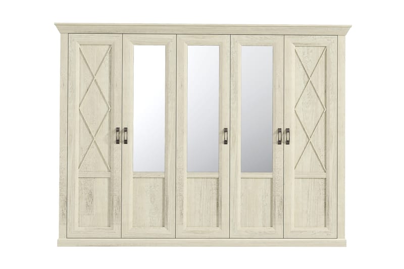 Casique Garderobe 65x268 cm - Hvit - Oppbevaring - Garderober & garderobesystem