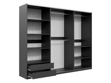 Ceyris Garderobeskap med Speil 250 cm - Oppbevaring - Garderober & garderobesystem