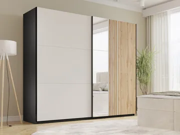 Ceyris Garderobeskap med Speil 250 cm - Oppbevaring - Garderober & garderobesystem