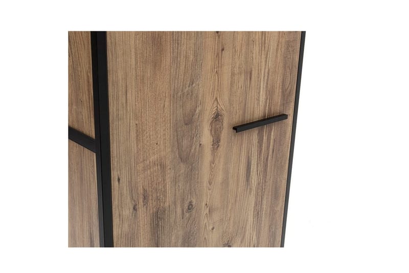 Collinner garderobeskap 52x64 med speil 4 skap - Natur - Oppbevaring - Garderober & garderobesystem