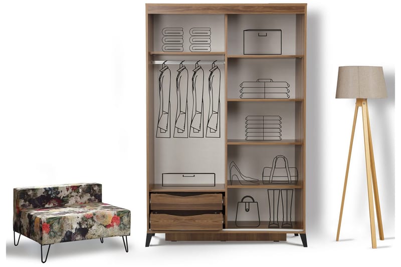 Comfortale Garderobe 120 - Oppbevaring - Garderober & garderobesystem