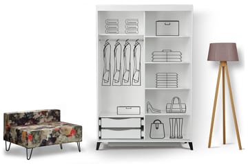 Comfortale Garderobe 130 - Oppbevaring - Garderober & garderobesystem