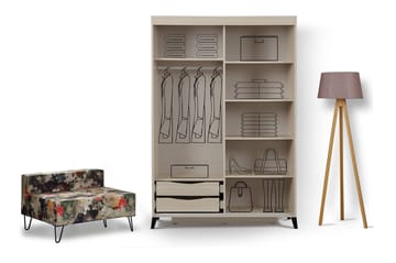 Comfortale Garderobe 130 - Oppbevaring - Garderober & garderobesystem