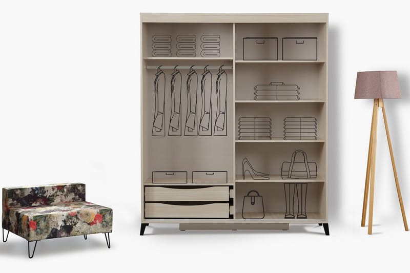 Comfortale Garderobe 150 - Oppbevaring - Garderober & garderobesystem