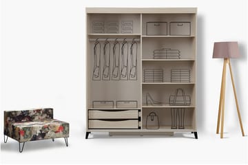 Comfortale Garderobe 160 - Oppbevaring - Garderober & garderobesystem