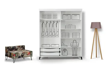 Comfortale Garderobe 180 - Oppbevaring - Garderober & garderobesystem