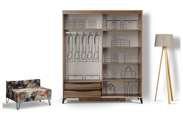 Comfortale Garderobe 180 - Oppbevaring - Garderober & garderobesystem