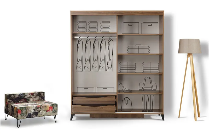 Comfortale Garderobe 190 - Oppbevaring - Garderober & garderobesystem