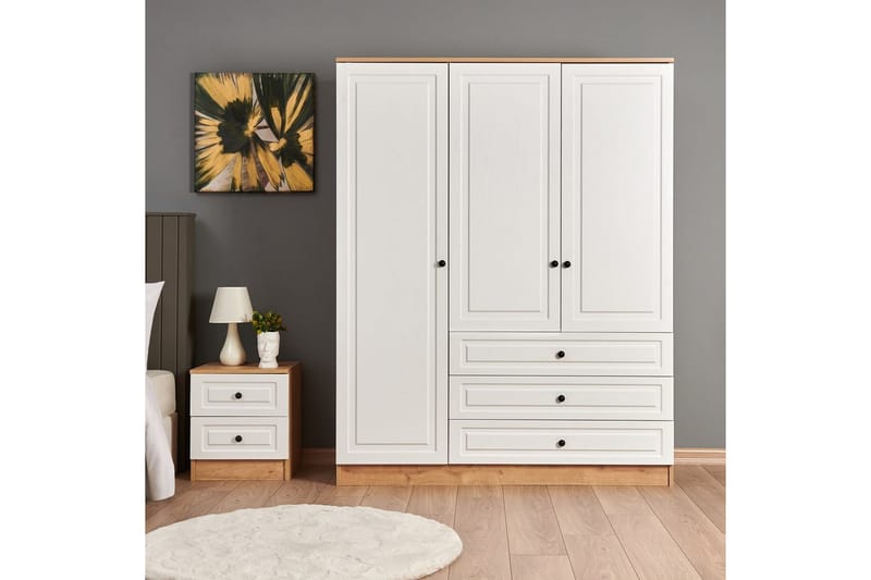 Comfortale Garderobe 52x150 cm - Svart/Mørkfarget tre - Oppbevaring - Garderober & garderobesystem