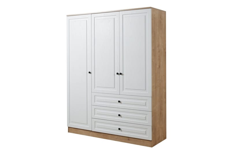 Comfortale Garderobe 52x150 cm - Svart/Mørkfarget tre - Oppbevaring - Garderober & garderobesystem