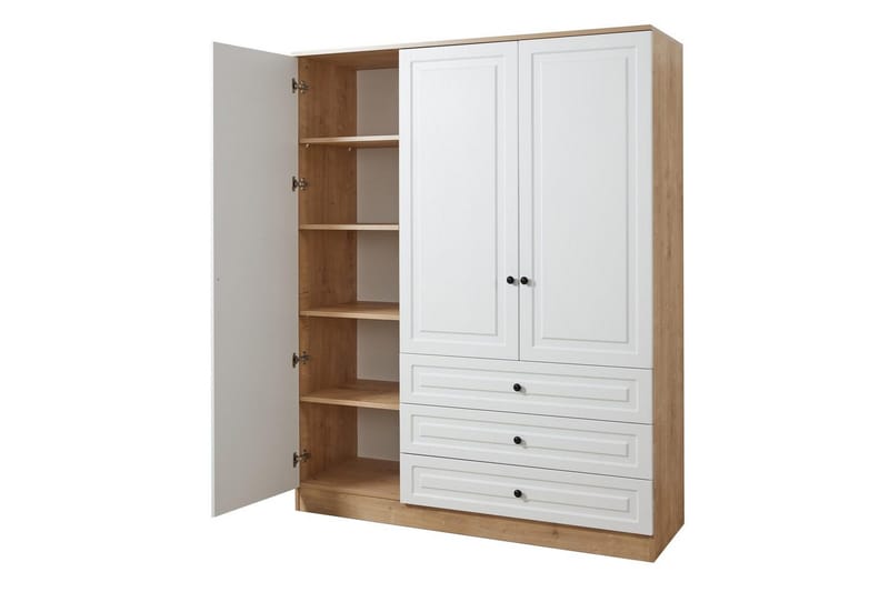 Comfortale Garderobe 52x150 cm - Svart/Mørkfarget tre - Oppbevaring - Garderober & garderobesystem