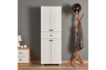 Comfortale Garderobe 60x175 cm - Svart/Mørkfarget tre - Oppbevaring - Garderober & garderobesystem