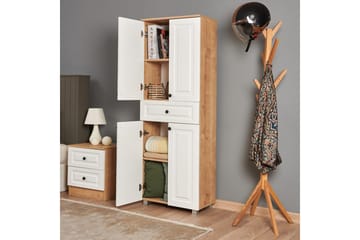 Comfortale Garderobe 60x175 cm - Svart/Mørkfarget tre - Oppbevaring - Garderober & garderobesystem