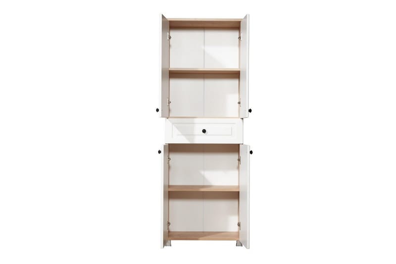 Comfortale Garderobe 60x175 cm - Svart/Mørkfarget tre - Oppbevaring - Garderober & garderobesystem
