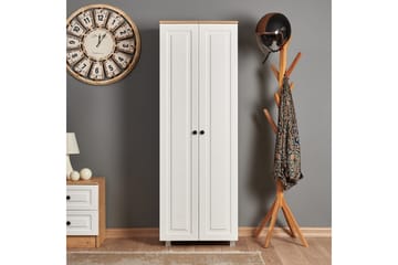 Comfortale Garderobe 60x175 cm - Svart/Mørkfarget tre - Oppbevaring - Garderober & garderobesystem