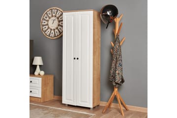Comfortale Garderobe 60x175 cm - Svart/Mørkfarget tre - Oppbevaring - Garderober & garderobesystem