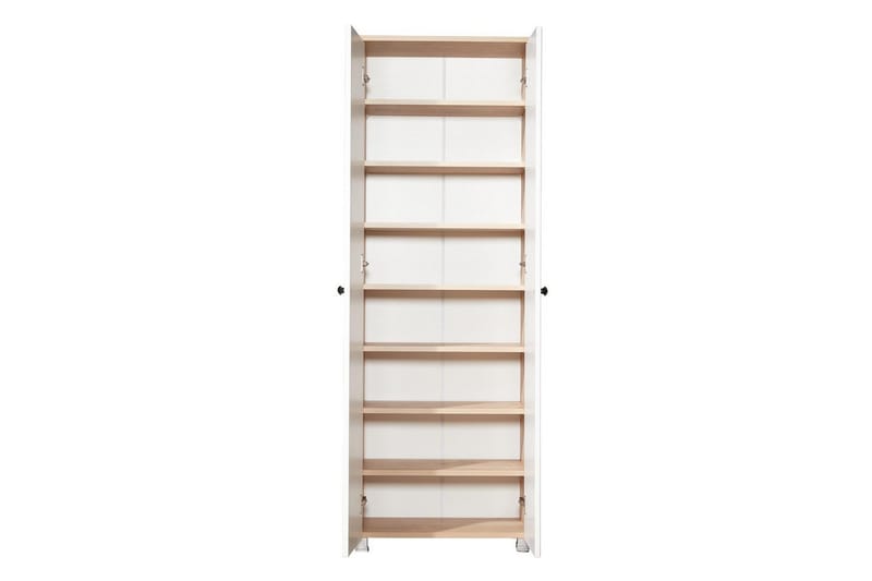 Comfortale Garderobe 60x175 cm - Svart/Mørkfarget tre - Oppbevaring - Garderober & garderobesystem