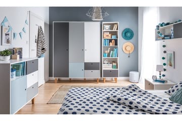 Concept Garderobe Hvit / Mørkegrå / Blå - VOX - Oppbevaring - Garderober & garderobesystem