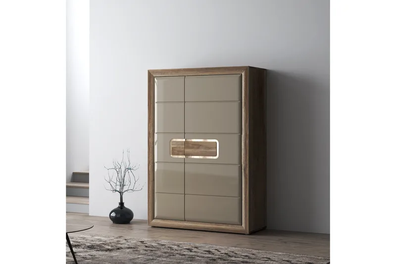 Corlius Garderobe 42x109 cm - Beige/Brun - Oppbevaring - Garderober & garderobesystem
