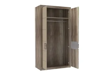 Corlius Garderobe 55x109 cm - Beige/Brun - Oppbevaring - Garderober & garderobesystem