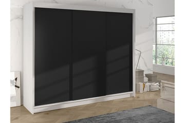 Cyria Garderobe 200x215 cm - Svart/Hvit - Oppbevaring - Garderober & garderobesystem