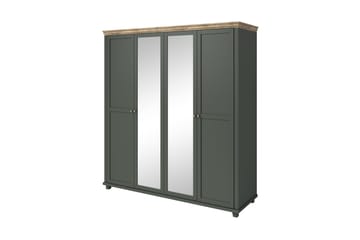 Doade Garderobe 62x108 cm - Grønn|Natur - Oppbevaring - Garderober & garderobesystem