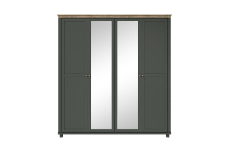 Doade Garderobe 62x108 cm - Grønn|Natur - Oppbevaring - Garderober & garderobesystem
