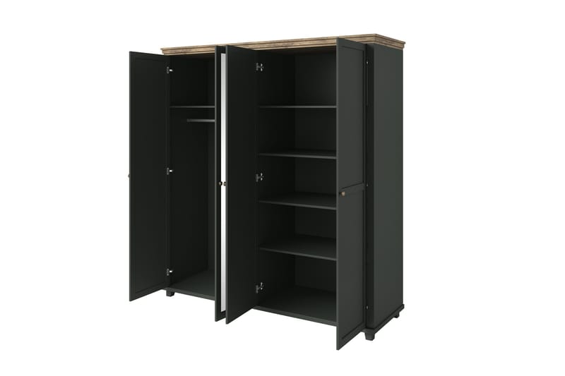 Doade Garderobe 62x108 cm - Grønn|Natur - Oppbevaring - Garderober & garderobesystem