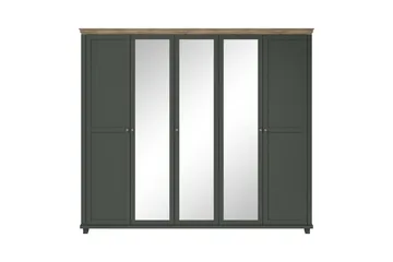 Doade Garderobe 62x154 cm - Grønn|Natur - Oppbevaring - Garderober & garderobesystem