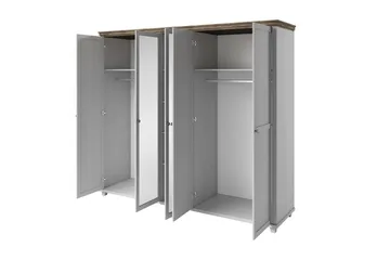 Doade Garderobe 62x200 cm - Askegrå|Natur - Oppbevaring - Garderober & garderobesystem