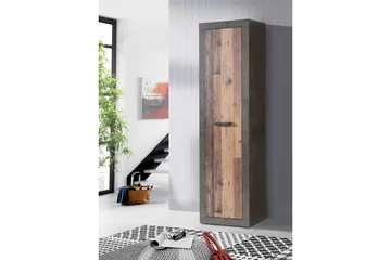 Dolnis Garderobe 34x54 cm - Brun/Grå - Oppbevaring - Garderober & garderobesystem