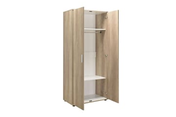 Drelmar Garderobe 80x187 cm - Lyse brun - Oppbevaring - Garderober & garderobesystem