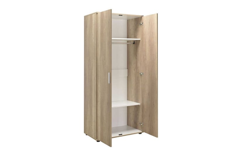 Drelmar Garderobe 80x187 cm - Lyse brun - Oppbevaring - Garderober & garderobesystem