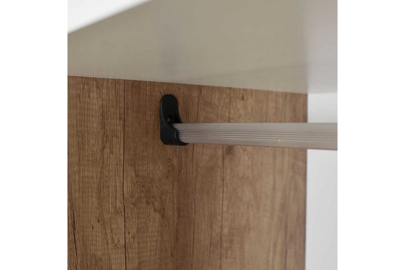 Drelmar Garderobe 80x187 cm - Lyse brun - Oppbevaring - Garderober & garderobesystem