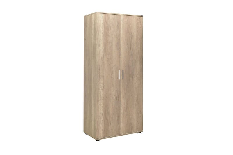 Drelmar Garderobe 80x187 cm - Lyse brun - Oppbevaring - Garderober & garderobesystem