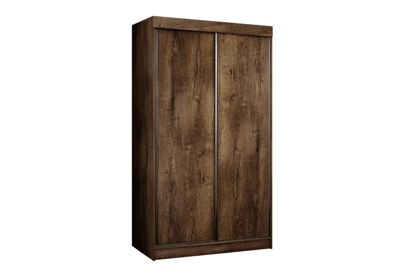 Dunkra Garderobeskap 100x200 cm - Brun - Oppbevaring - Garderober & garderobesystem