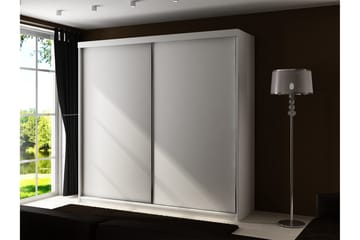 Dunkra Garderobeskap 200x200 cm - Hvit - Oppbevaring - Garderober & garderobesystem