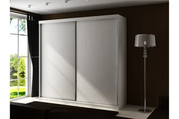 Dunkra Garderobeskap 200x200 cm - Hvit - Oppbevaring - Garderober & garderobesystem