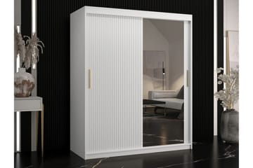 Dunvegan Garderobe med speil - Hvid - Oppbevaring - Garderober & garderobesystem