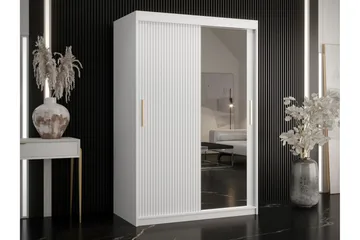 Dunvegan Garderobe med speil - Hvid - Oppbevaring - Garderober & garderobesystem