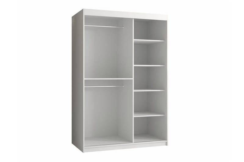 Dunvegan Garderobe med speil - Hvid - Oppbevaring - Garderober & garderobesystem