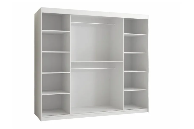 Dunvegan Garderobe med speil - Svart - Oppbevaring - Garderober & garderobesystem